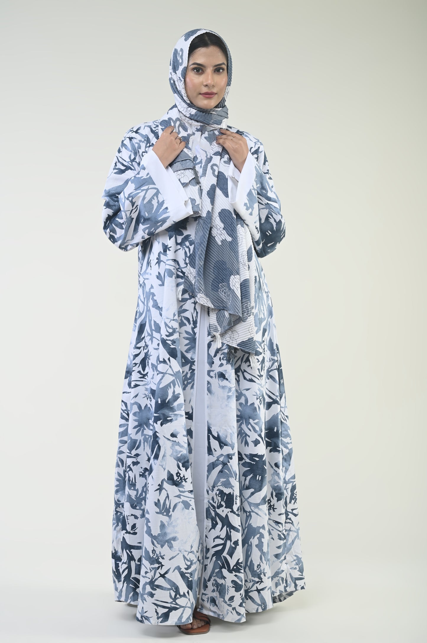 RUZAIN AL WAFI Modest Abaya Zoya Collection, Modest Printed Fancy Abaya, Modern Style, Premium High Quality Printed Fabric