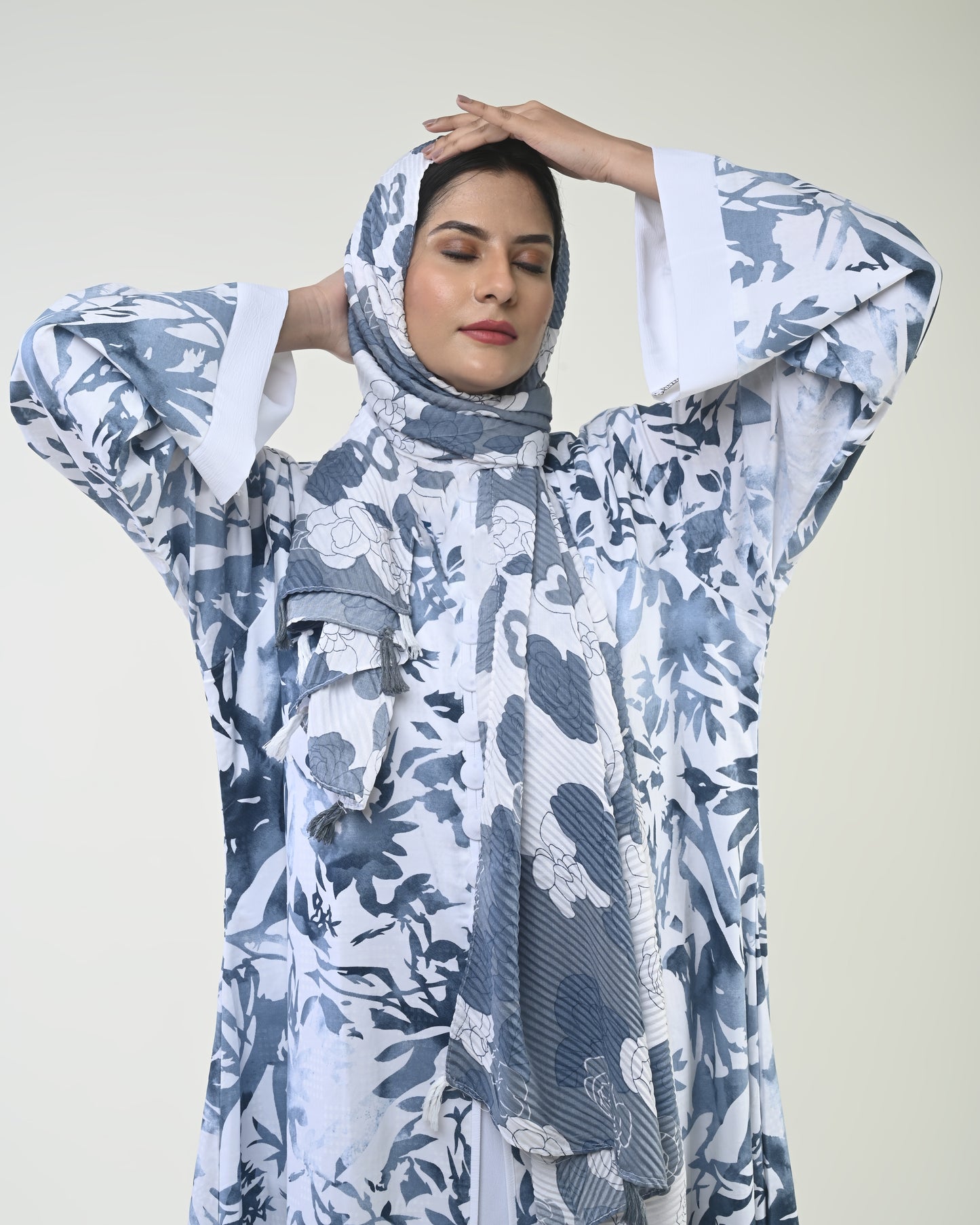 RUZAIN AL WAFI Modest Abaya Zoya Collection, Modest Printed Fancy Abaya, Modern Style, Premium High Quality Printed Fabric