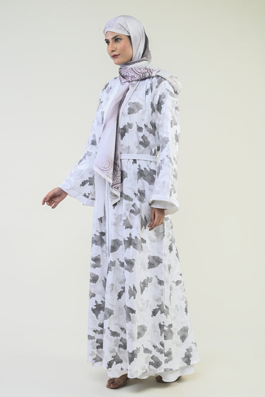 RUZAIN AL WAFI Modest Abaya Zoya Collection, Modest Printed Fancy Abaya, Modern Style, Premium High Quality Printed Fabric